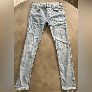 All Saints Cigarette Distressed Jeans in Size 30